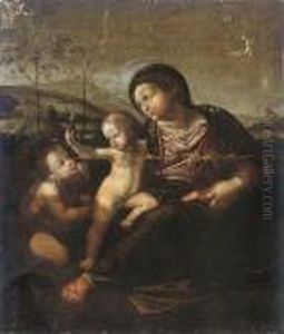 The Madonna And Child With The Infant Saint John The Baptist by Raphael