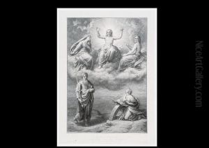 Christ, Maria, St.john. St.paul And St. Catherine[h.dupontversion] by Raphael