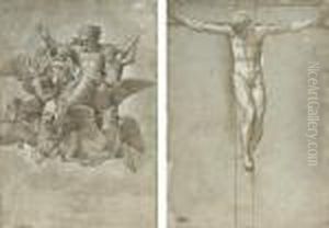 The Vision Of Ezekiel (
Recto
), Christ On The Cross ( The Vision Of Ezekiel (
Recto
), Christ On The Cross (