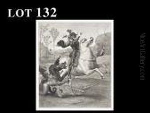 St. George And The Dragon (by F. Gaillard) by Raphael