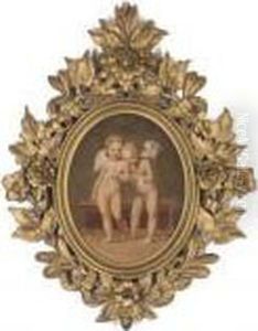 A Detail From The Madonna Del 
Baldacchino; And The Christ Child And The Infant Saint John The Baptist by Raphael