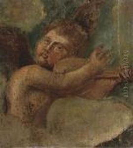 A Winged Cherub: A Fragment by Raphael