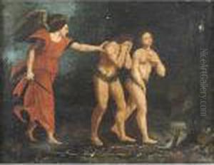 Cacciato Dal Paradiso Terrestre by Raphael