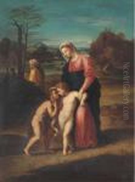 The Holy Family In A Landscape - view 1