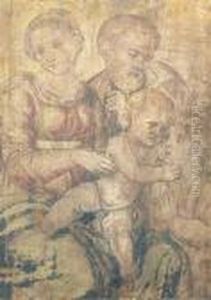 The Holy Family With The Infant Saint John The Baptist by Raphael