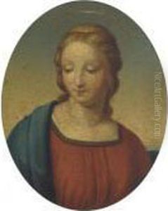 A Detail Of The Madonna Of The Goldfinch; And Another Similar Aftersassoferato