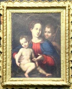 Madonna And Child With Infant John The Baptist by Raphael
