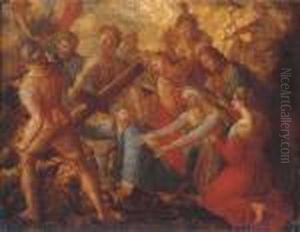 Christ On The Way To Calvary by Raphael