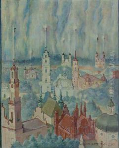 Cityscape of Vilnius (Oratory) Cityscape of Vilnius (Oratory)