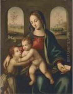 The Madonna And Child With The Infant Saint John The Baptist by Raphael
