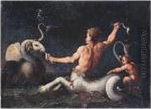 The Battle Of The Tritons by Raphael