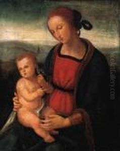 Vierge A L'enfant Au Chardonneret by Raphael