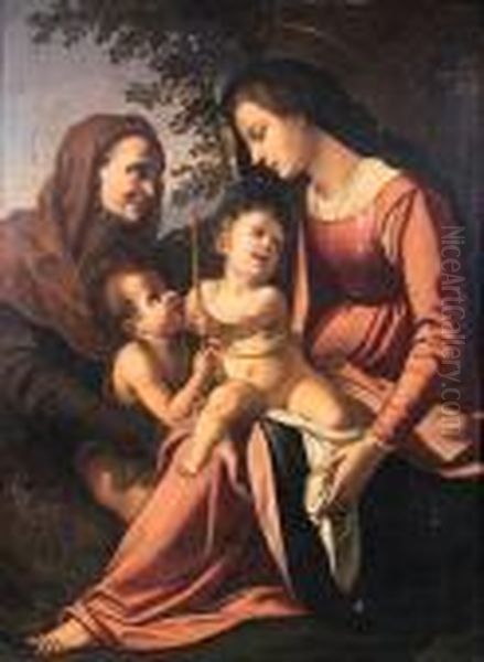 The Madonna And Child With The Infant Saint John The Baptist Andsaint Elizabeth - view 1