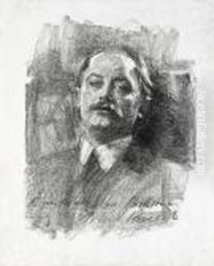 Portrait Of Albert De Belleroche by John Singer Sargent
