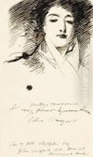 Portrait Study Of A Lady - view 1
