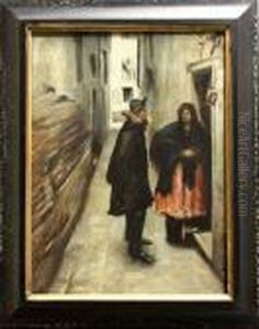 Couple In The Alley by John Singer Sargent