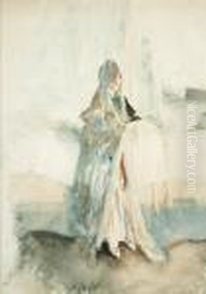 Venetian Woman By A Bed - view 1