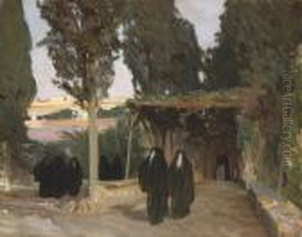 A Shaded Pathway In The Orient - view 1