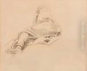 Study Of A Reclining Figure by John Singer Sargent