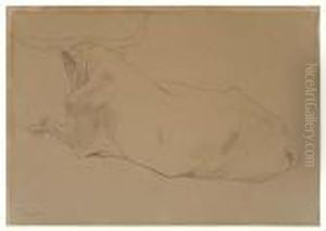 Study Of A Bull by John Singer Sargent