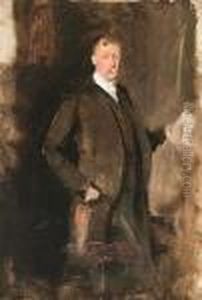 Study For A Portrait Of Captain John Spicer, C. 1901 by John Singer Sargent