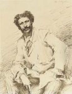 Portrait Of Carolus Duran by John Singer Sargent