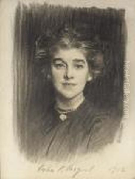 Portrait Of Mrs. Godfrey William Paget Mellor (norah Alston) - view 1