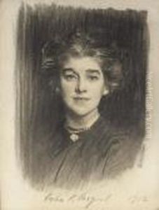 Portrait Of Mrs. Godfrey William Paget Mellor (norah Alston) by John Singer Sargent