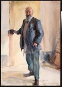 Portrait Of Ambrogio Raffele by John Singer Sargent