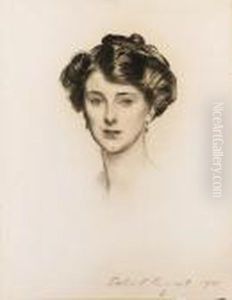 Portrait Of Mary Hope Mellor, Viscountess Simonds by John Singer Sargent