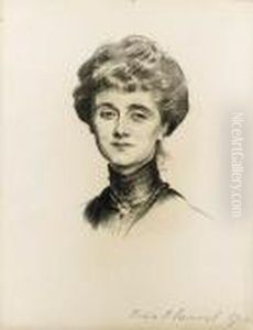 Portrait Of Mrs Francis Hamilton Mellor by John Singer Sargent