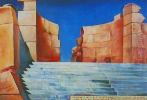 Ruins of the Temple of Baalbek in Heliopolis