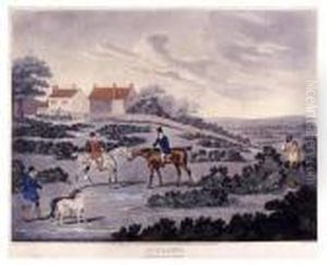 Coursing At Epsom by John Nost Sartorius