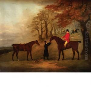Benjamin Aislabee With His Hunter by John Nost Sartorius
