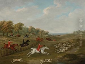 The Duke Of Beaufort's Hunt In Full Cry by John Nost Sartorius