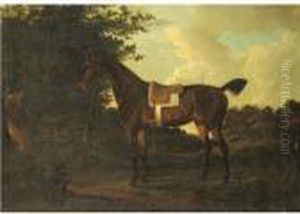 A Bay Hunter In A Landscape A Bay Hunter In A Landscape