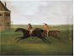 The Prince Of Wales's Traveller
Beating Lord Grosvenor's Meteor At Newmarket, 4th May 1790 by John Nost Sartorius