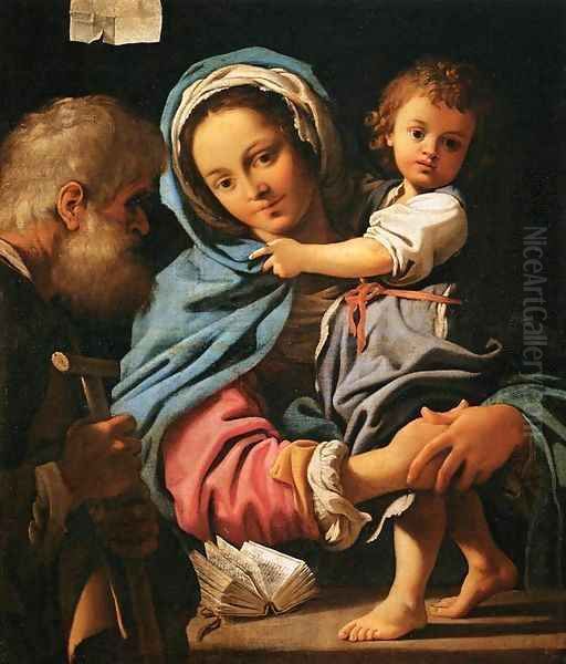 The Holy Family by Bartolomeo Schedoni