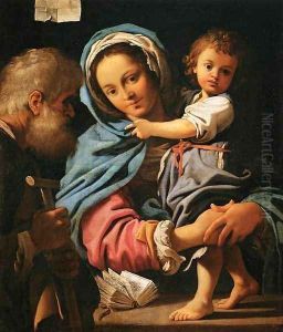 The Holy Family by Bartolomeo Schedoni