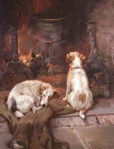 By the Hearth, 1894 by Philip Eustace Stretton