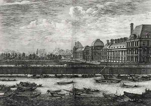 View of the Palais des Tuileries and the gardens, 1670 by Israel Silvestre the Younger