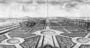 View of the Tuileries Gardens by Israel Silvestre the Younger