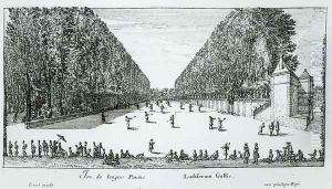 A Game of Longue Paume, 1655 by Israel Silvestre the Younger