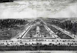 Perspective View of the Garden of Vaux-le-Vicomte by Israel Silvestre the Younger