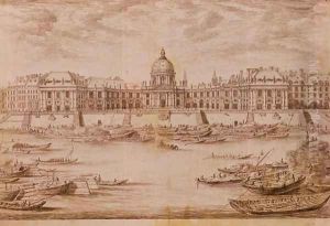 Perspective View of the College des Quatre-Nations