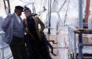 On Deck by Louis Anet Sabatier
