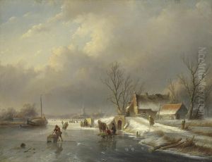 Winter Landscape by Jan Jacob Spohler