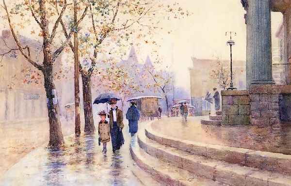 Walking in the Rain - view 1
