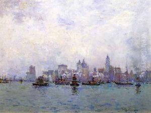 Lower New York from Grace & Co.'s Pier