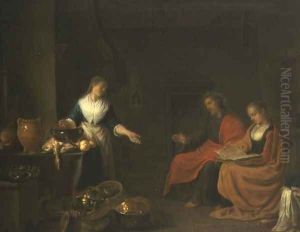 Christ in the House of Martha and Mary by Hendrick Maertensz. Sorch (see Sorgh)